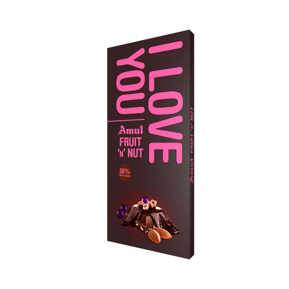 Amul I love You Fruit N Nut Chocolate