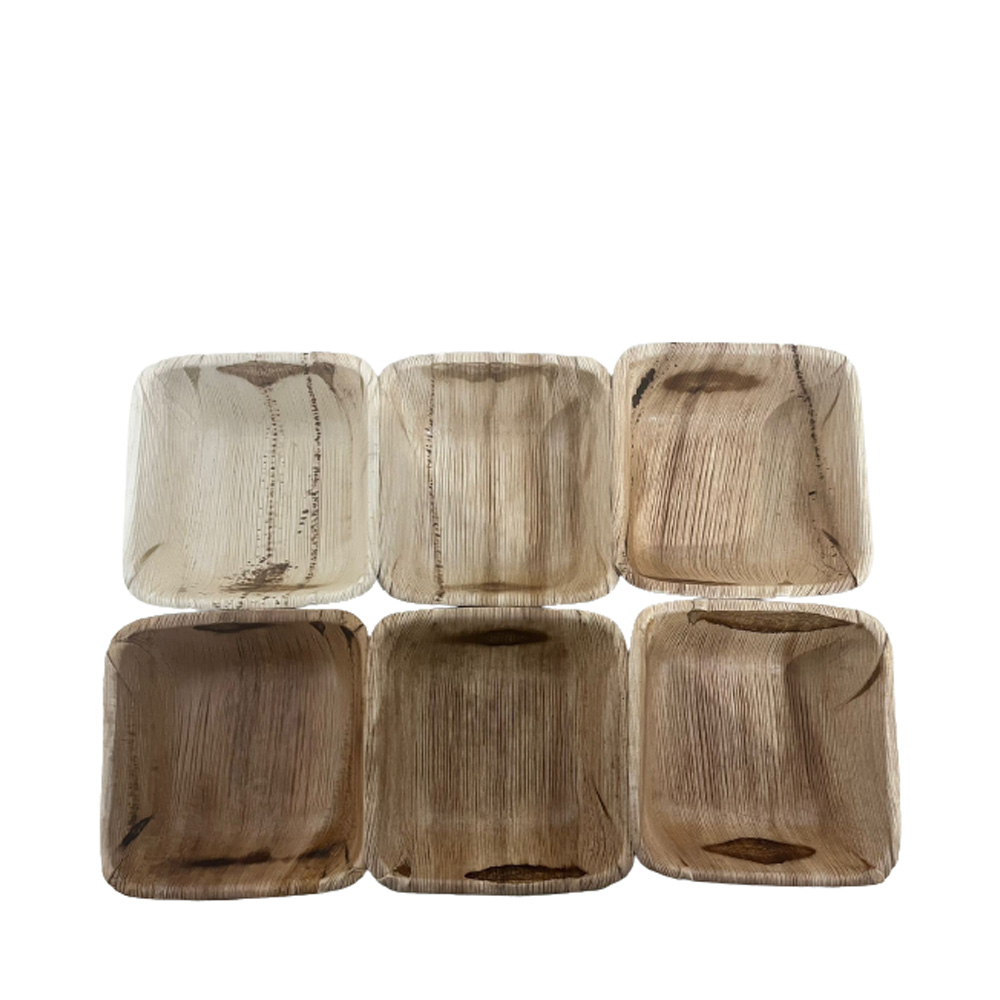 Areca Leaf Square Bowl