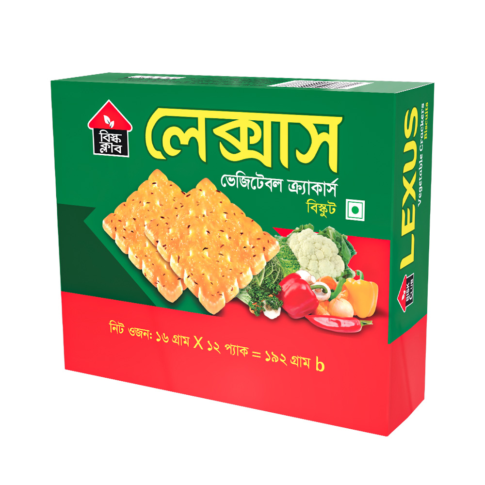 Bisk Club Lexus Vegetable Crackers Biscuit