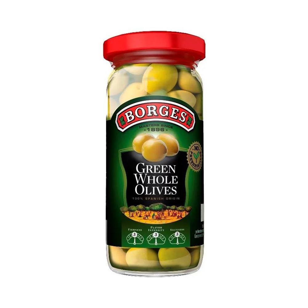 Borges Green Whole Olives