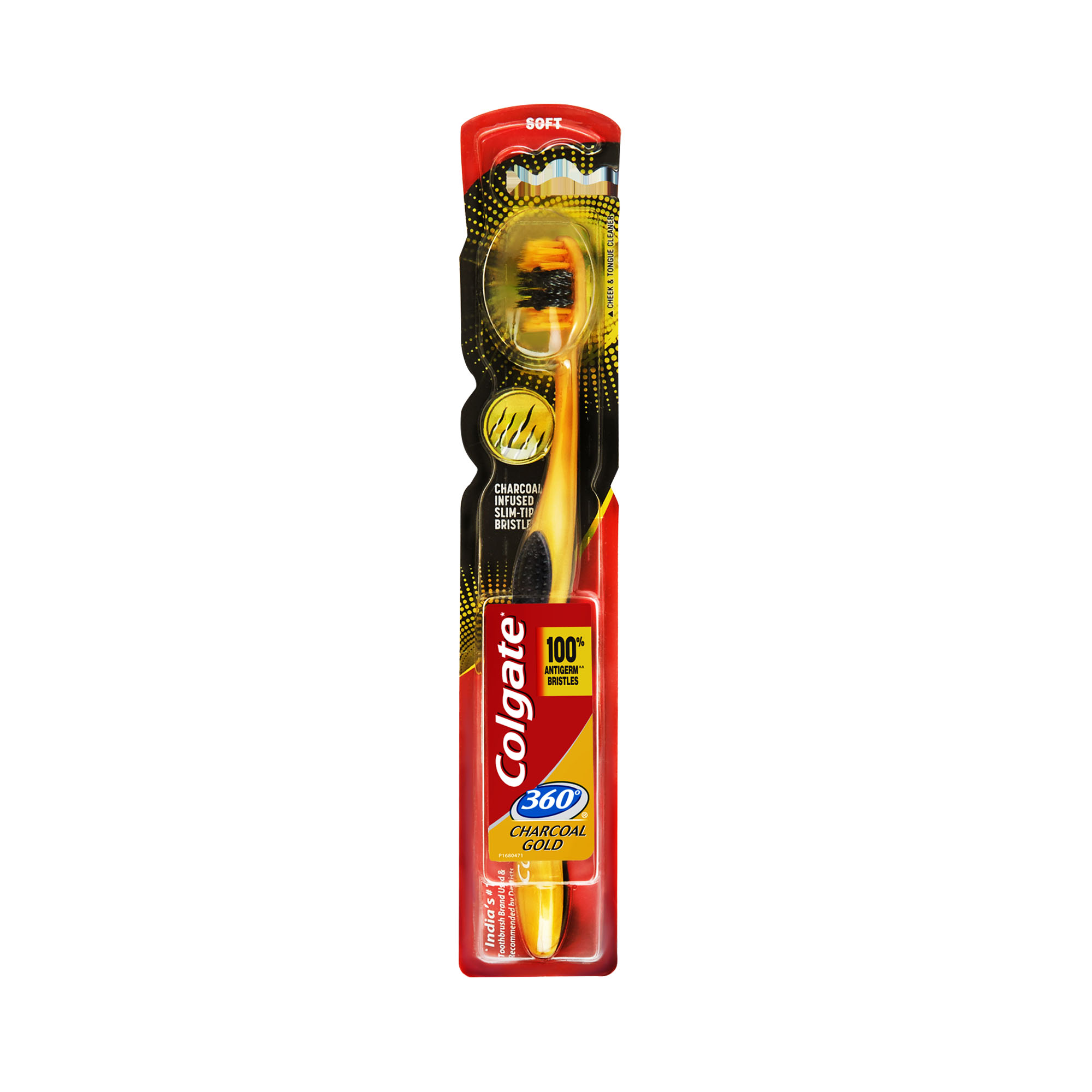 Colgate Charcoal Gold 360 Toothbrush