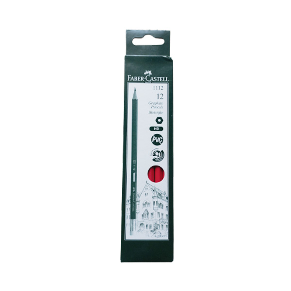 Faber Castell Red Matt Pencil HB