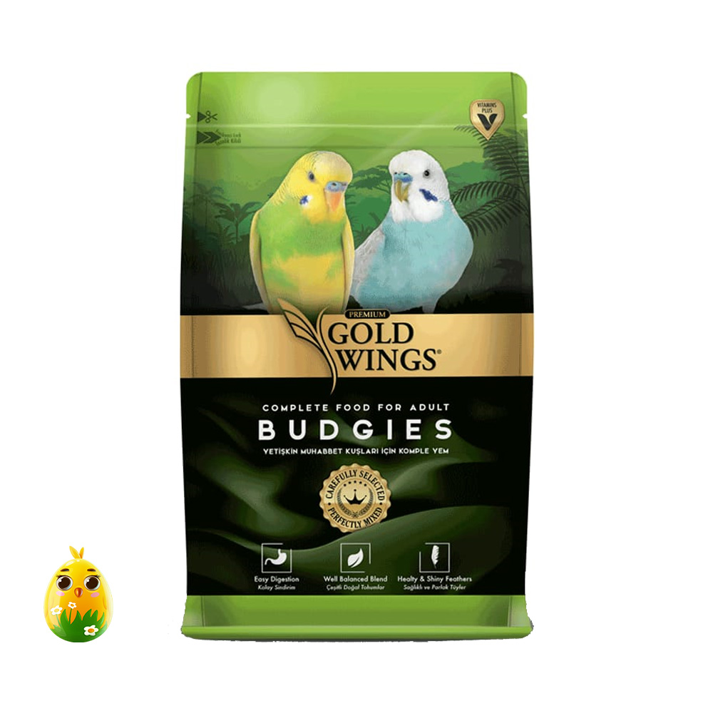 Gold Wings Premium Budgies Mix