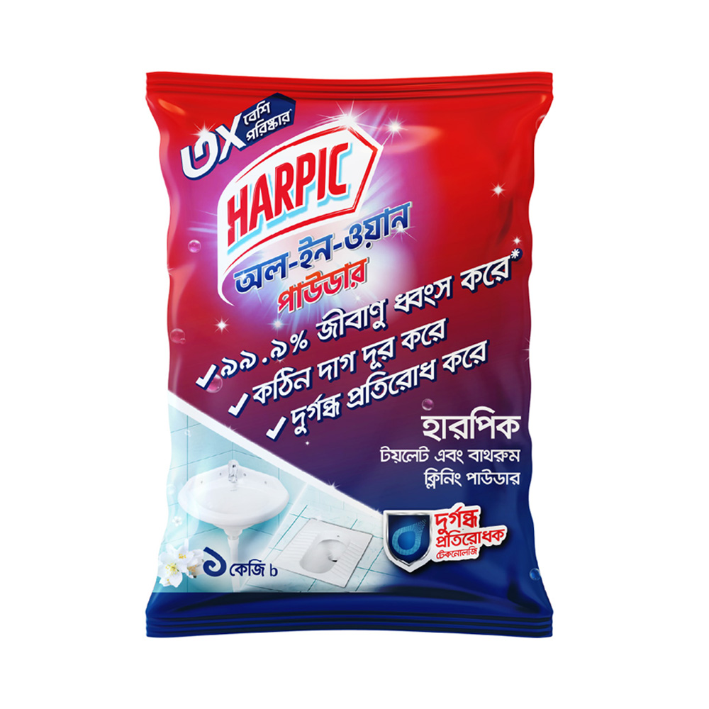 Harpic All-in-1 Toilet & Bathroom Cleaning Powder