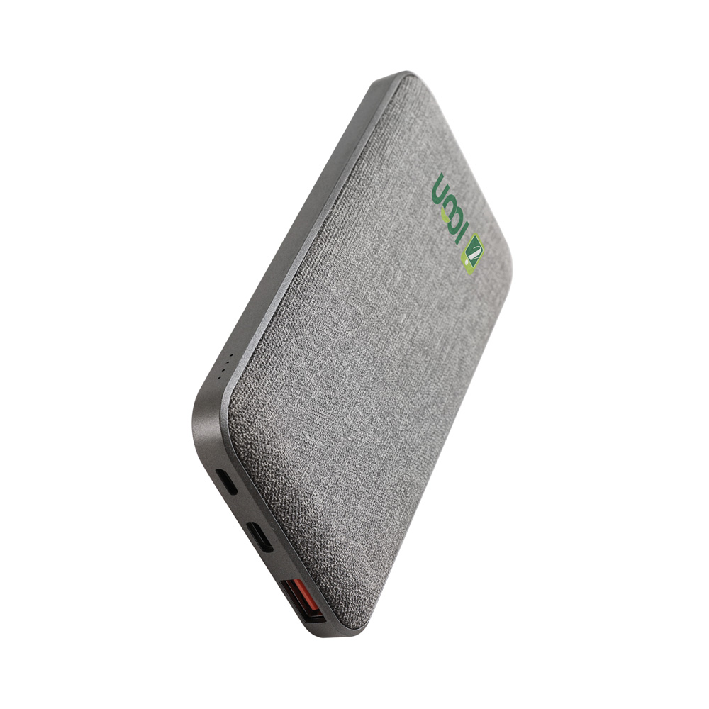 Icon Power Bank 10,000 mAh Fabric Ash (IPB-100)