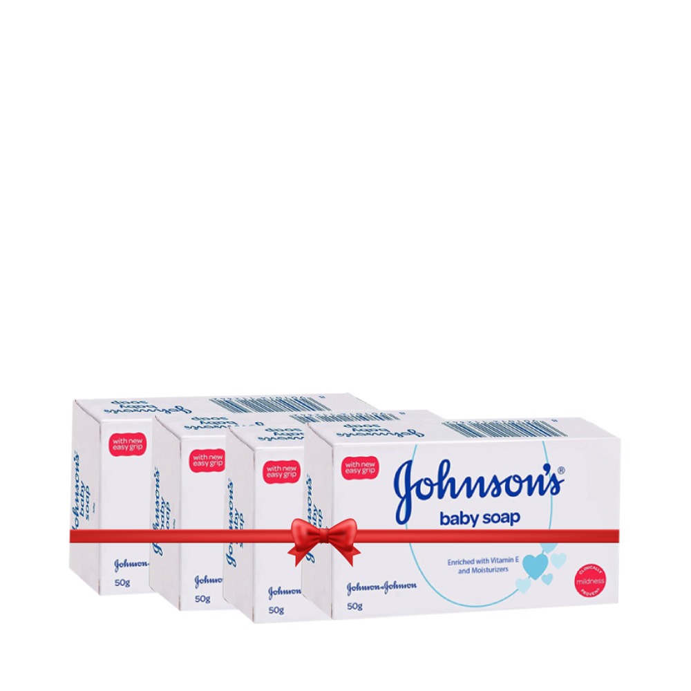 Johnson's Baby Soap 50 gm (Buy 3 Get 1 Free)