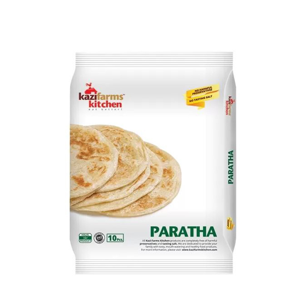 Kazi Farms Kitchen Plain Paratha 10 pcs