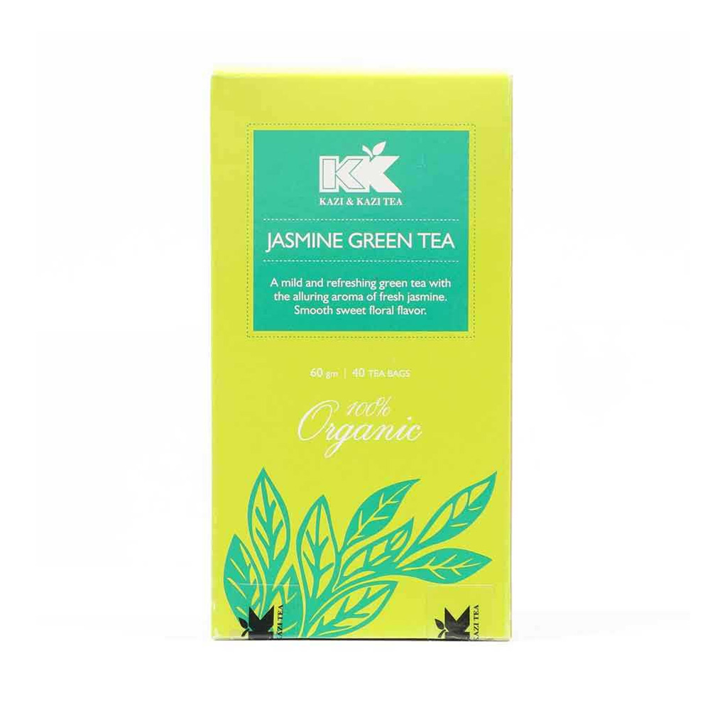 Kazi & Kazi Organic Jasmine Green Tea 40 pcs