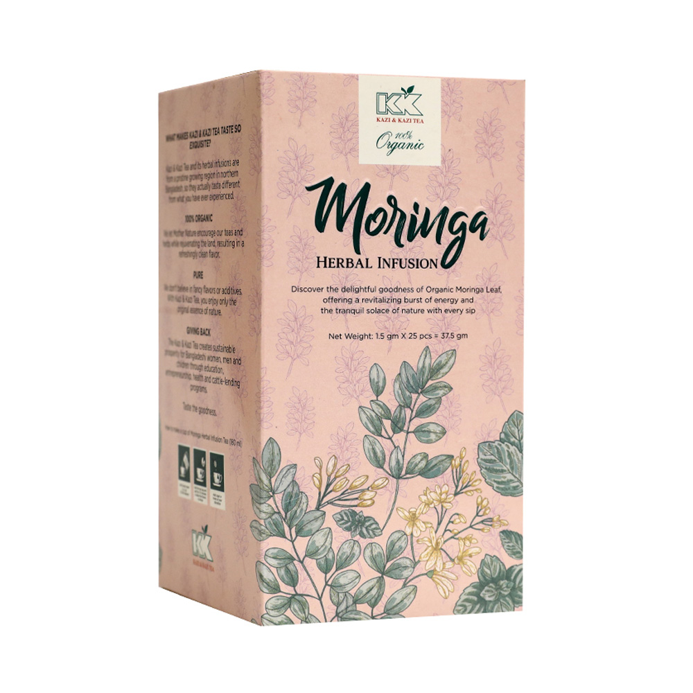 Kazi & Kazi Organic Moringa Herbal Infusion Tea 25 pcs