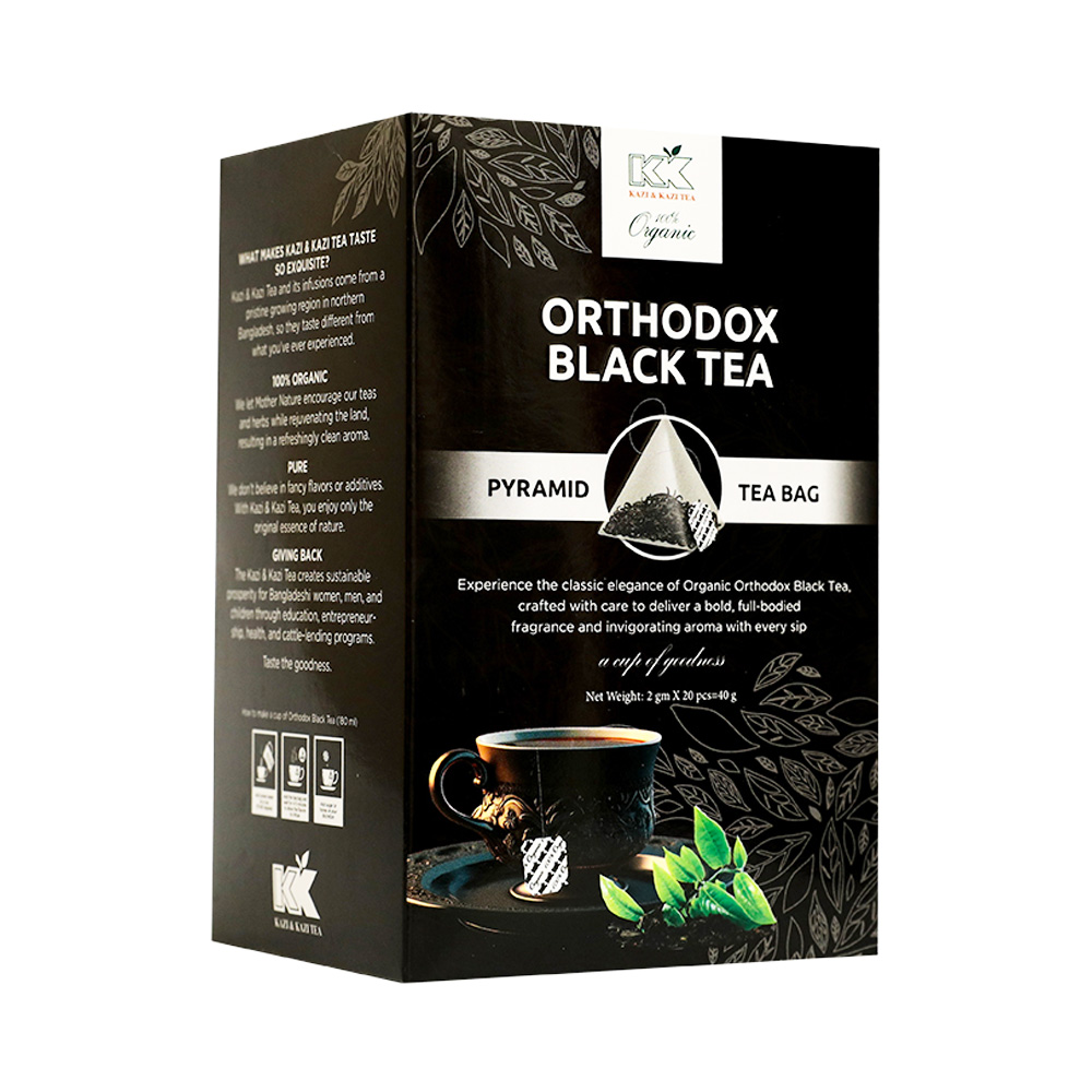 Kazi & Kazi Organic Orthodox Pyramid Black Tea 20 pcs