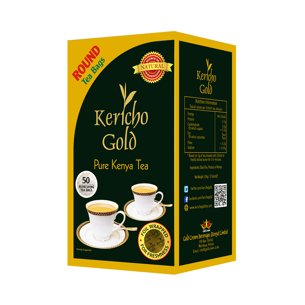 Kericho Gold Round Tea Bag 50 pcs