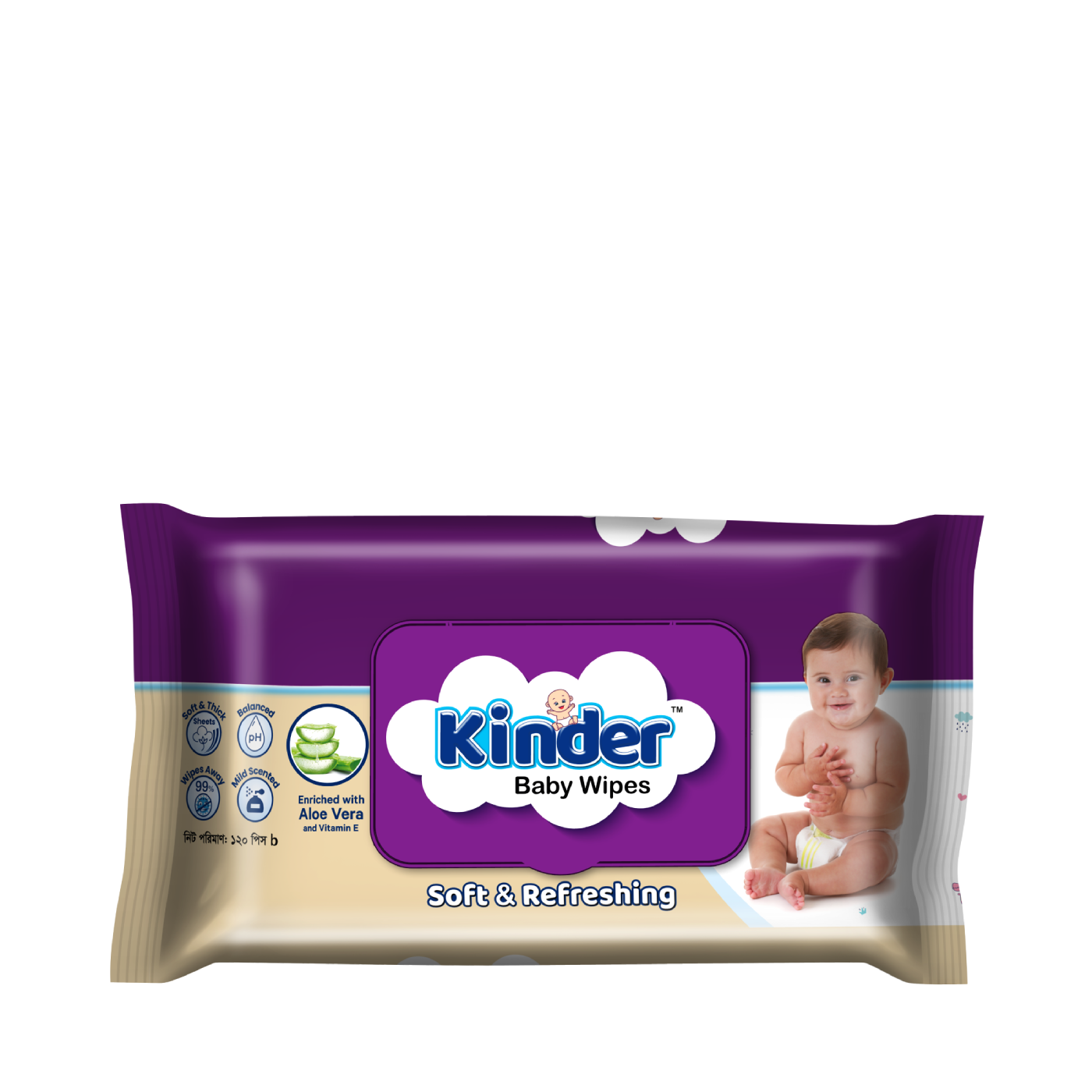Kinder Wet Wipes Pouch