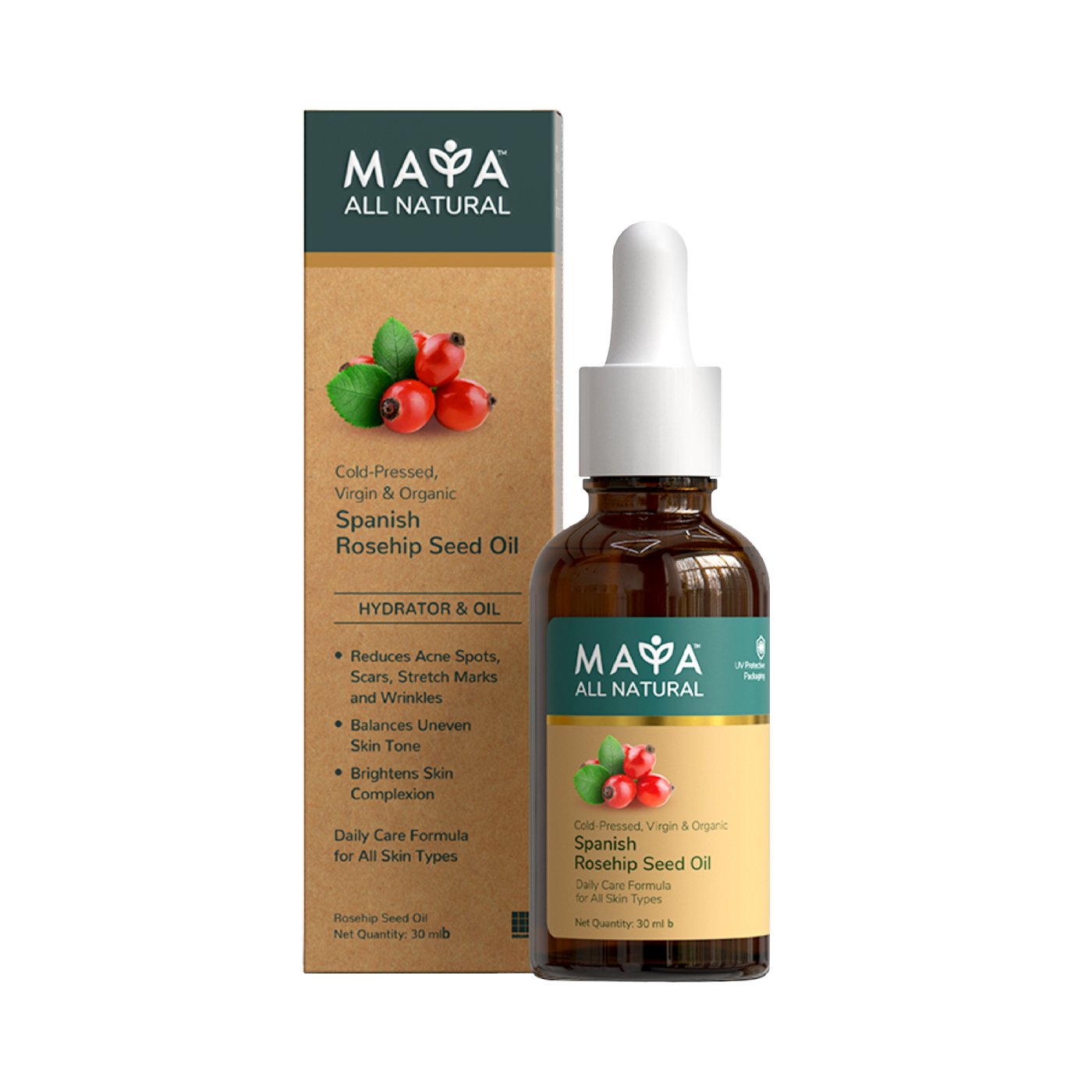 Maya All Natural Spanish Rosehip Seed Oil