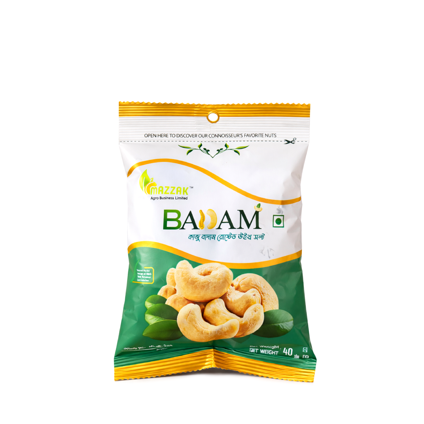 Mazzak Badam Cashews Roasted & Salt