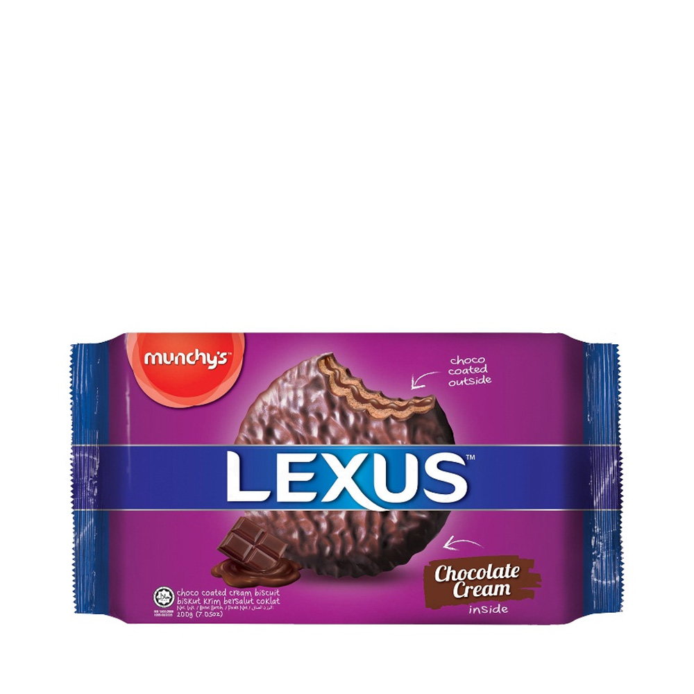 Munchy's Lexus Choco Coated Chocolate Cream Biscuit