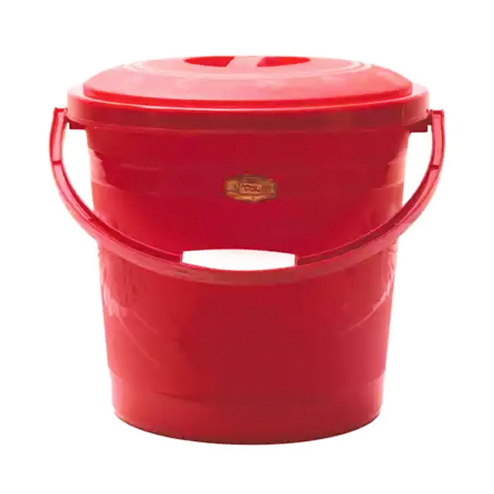 Npoly Design Bucket With Lead (Red)