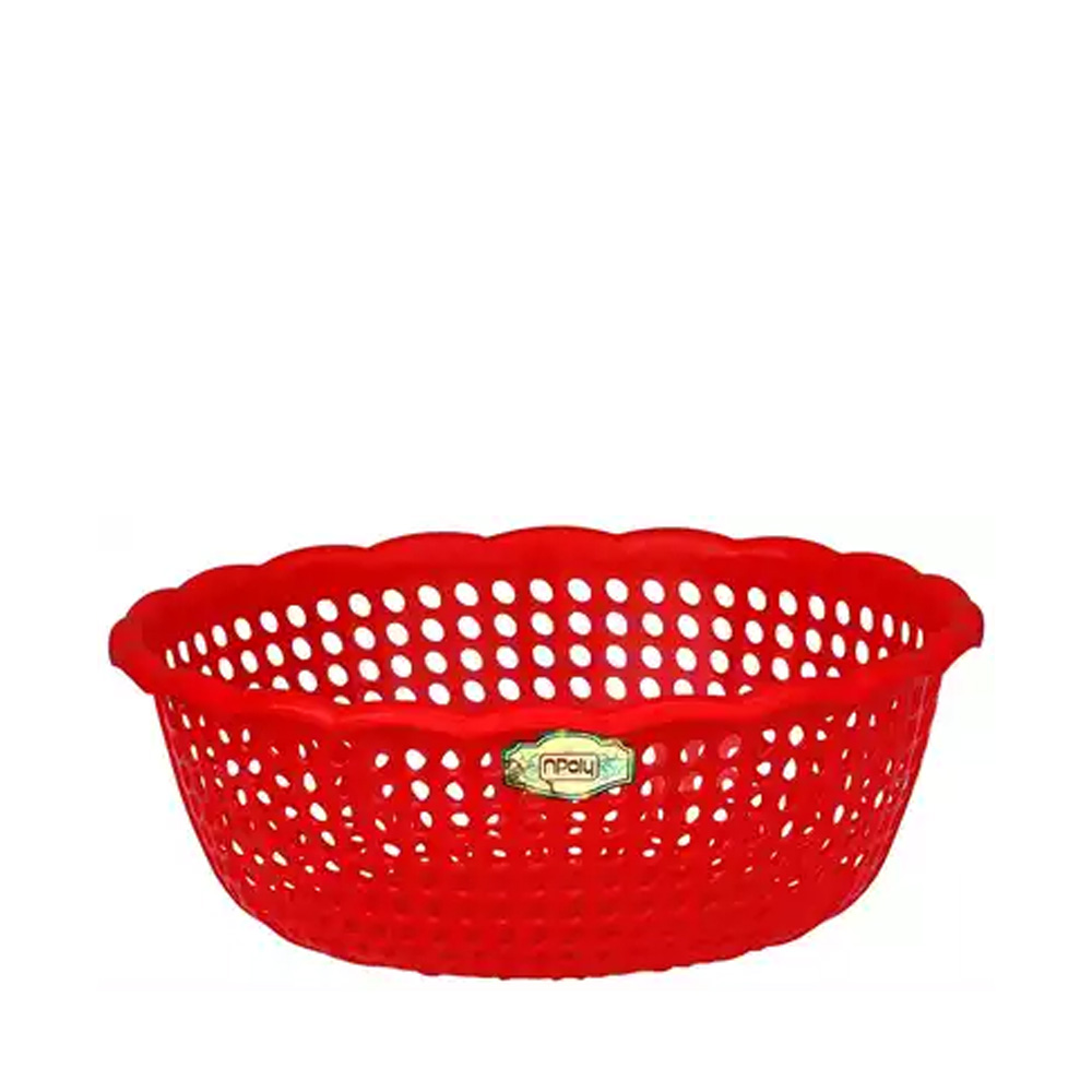 Npoly Multipurpose Washing Net (Red) 32 cm