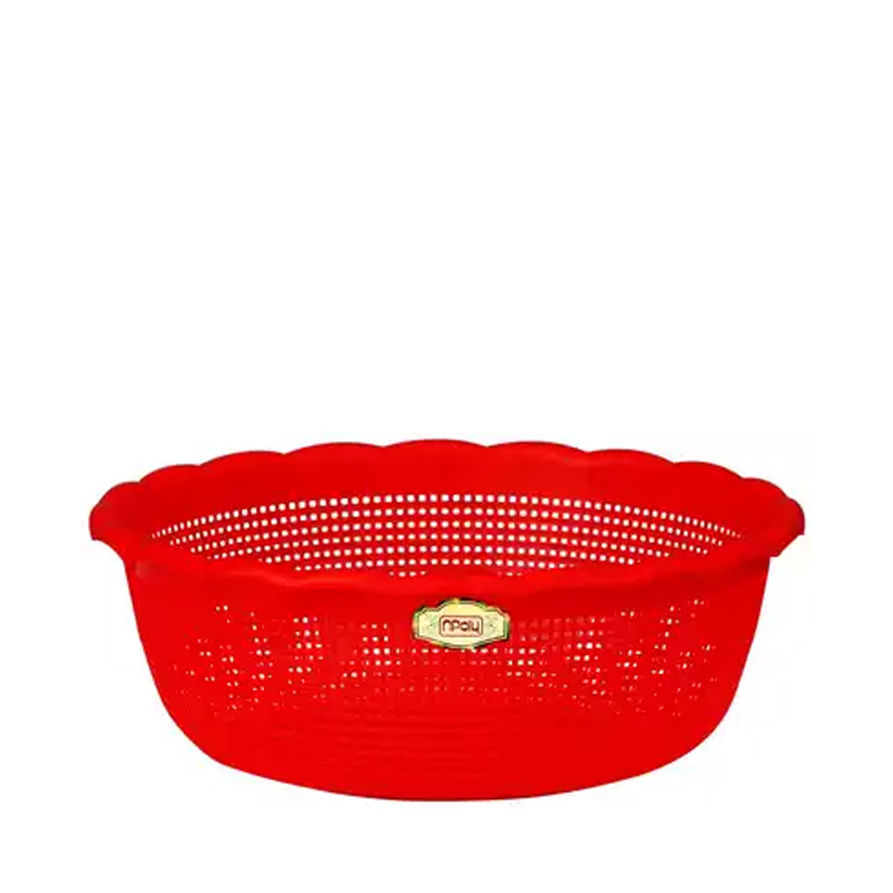 Npoly Vegetable Washing Net (Red) 36 cm