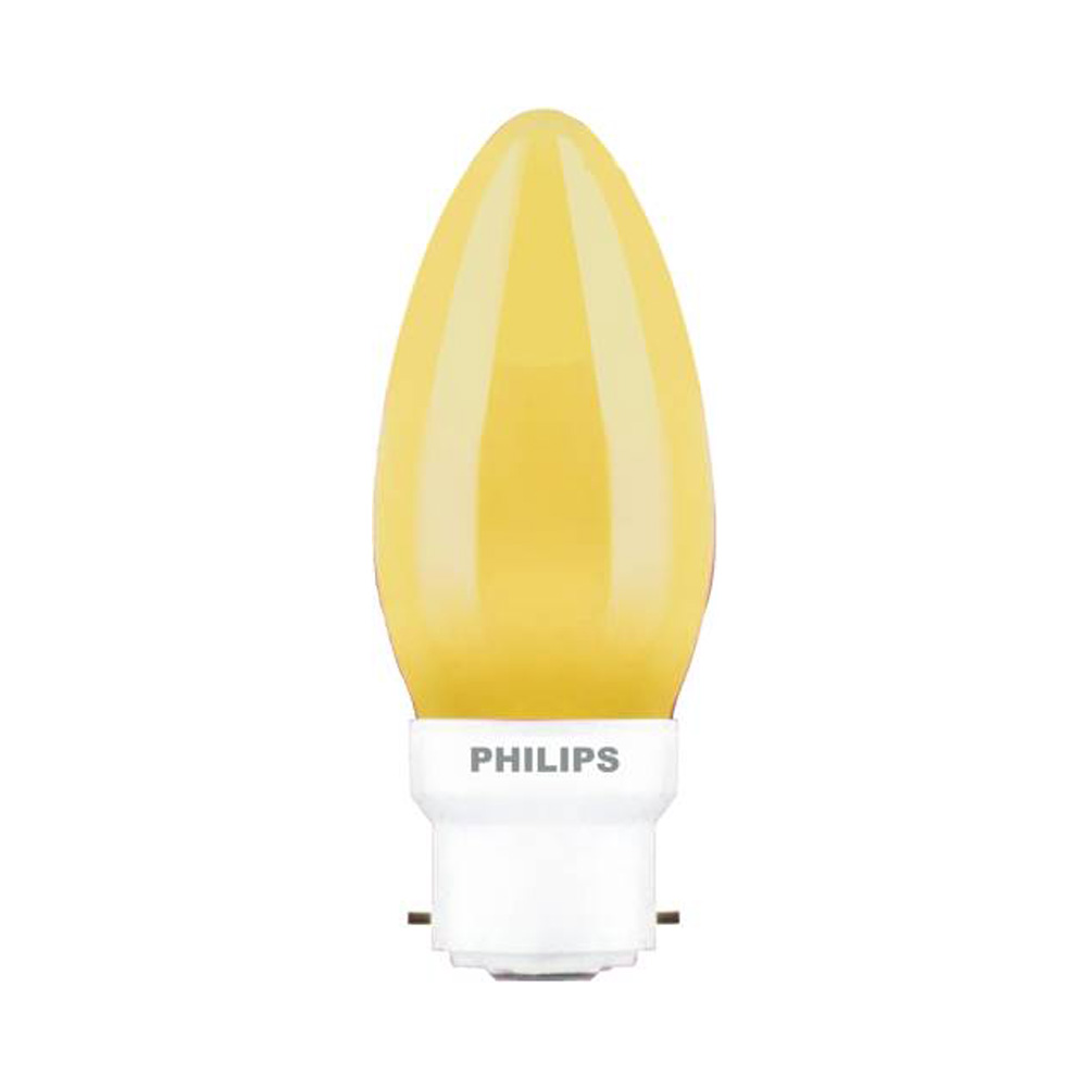 Philips Deco LED Candle Bulb Yellow 0.5 Watt (Pin)