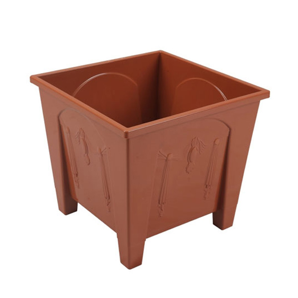 RFL TEL Square Flower Tub (Rose Wood) 12 inch