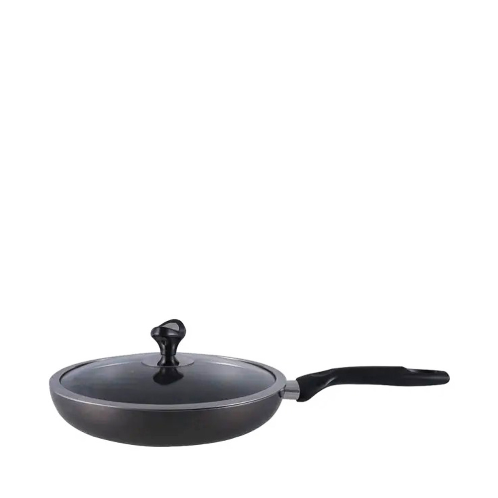 RFL Topper Nonstick Glamour Fry Pan With Lid (Ash) 28 cm