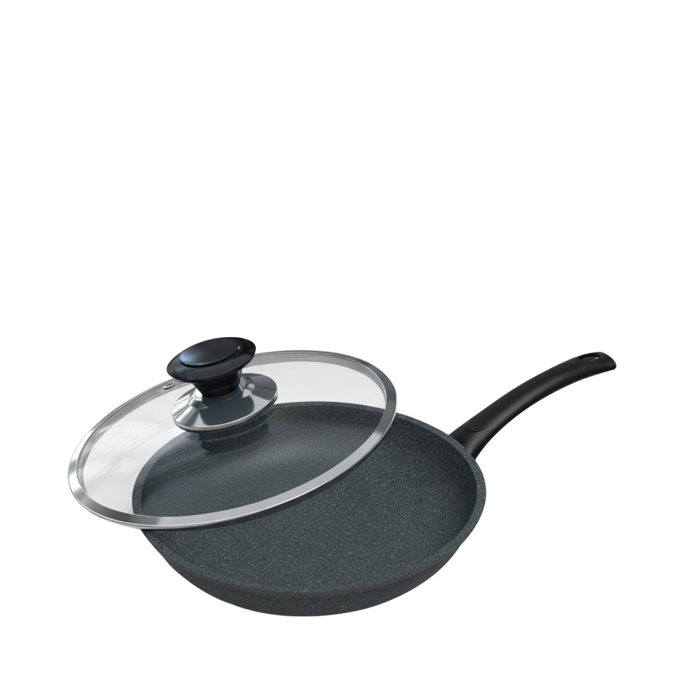 RFL Topper Nonstick Marble Coated Fry Pan With Lid 24 cm
