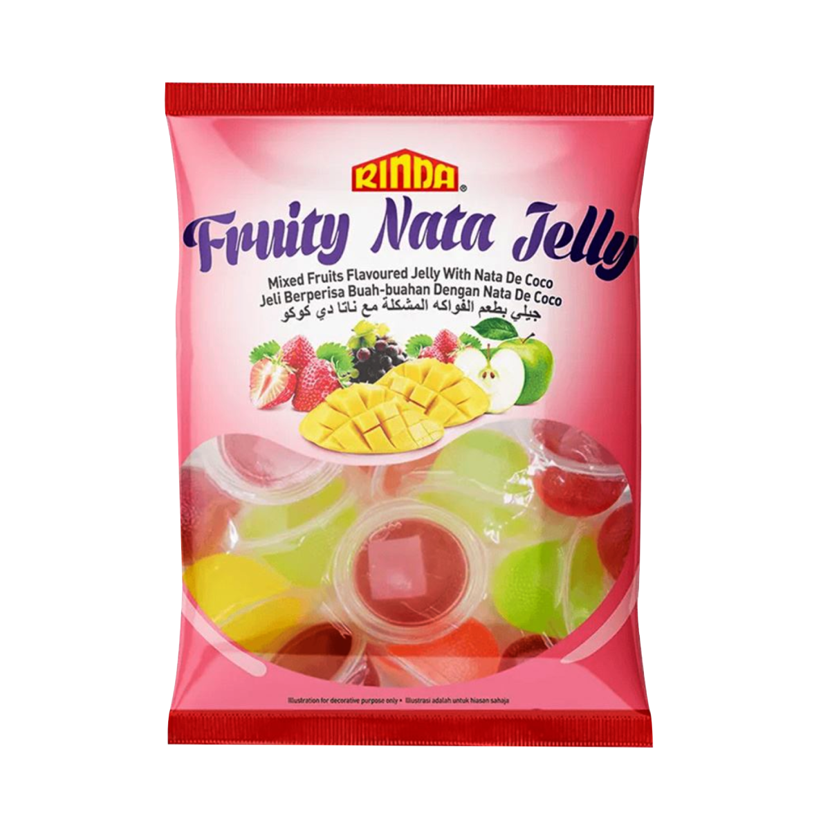 Rinda Fruity Nata Jelly Flavoured