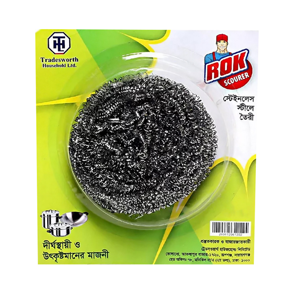 Rok Dishwashing Steel Scourer
