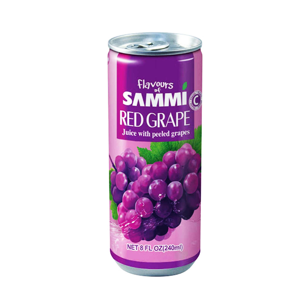 Sammi Red Grape Juice Can