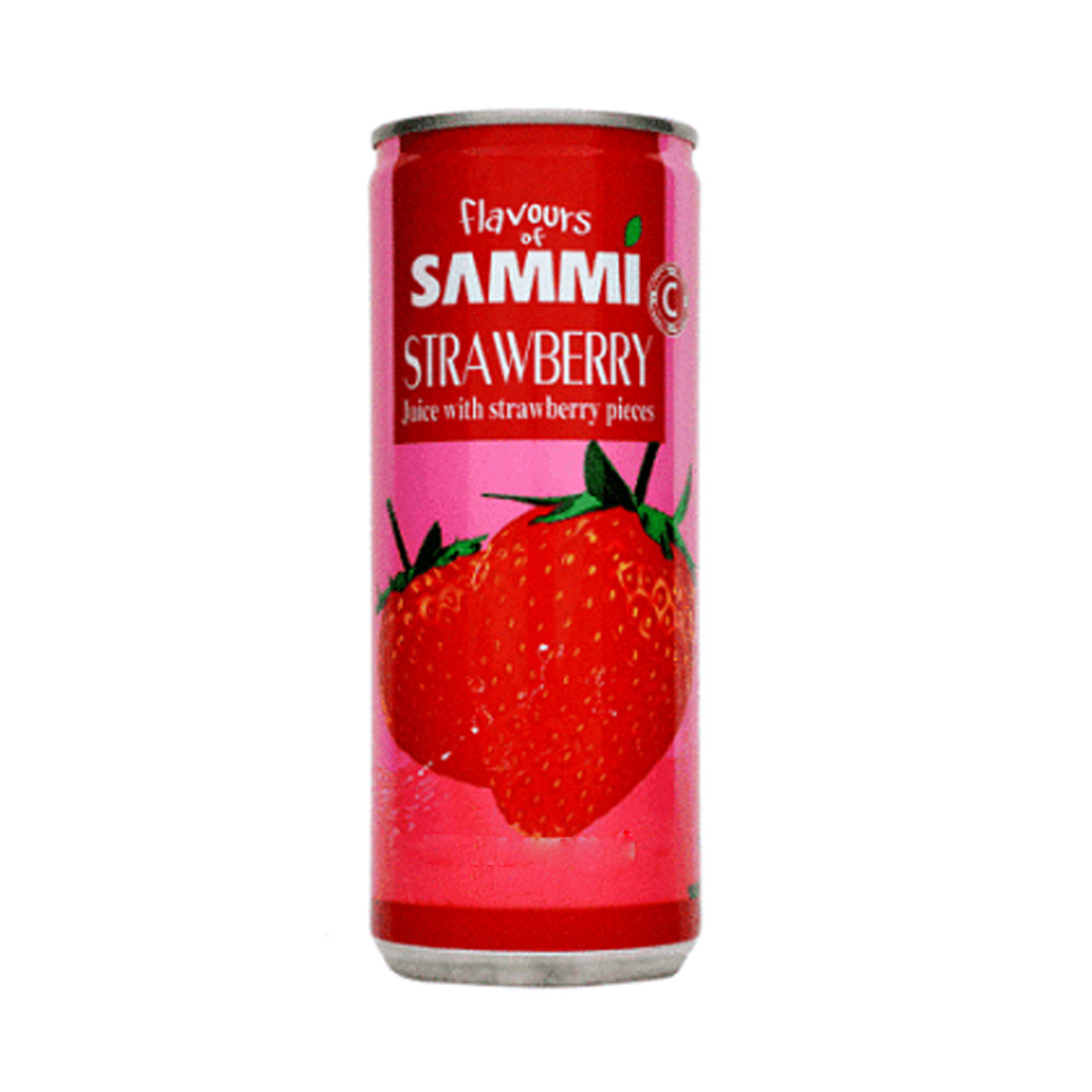 Sammi Strawberry Juice Can