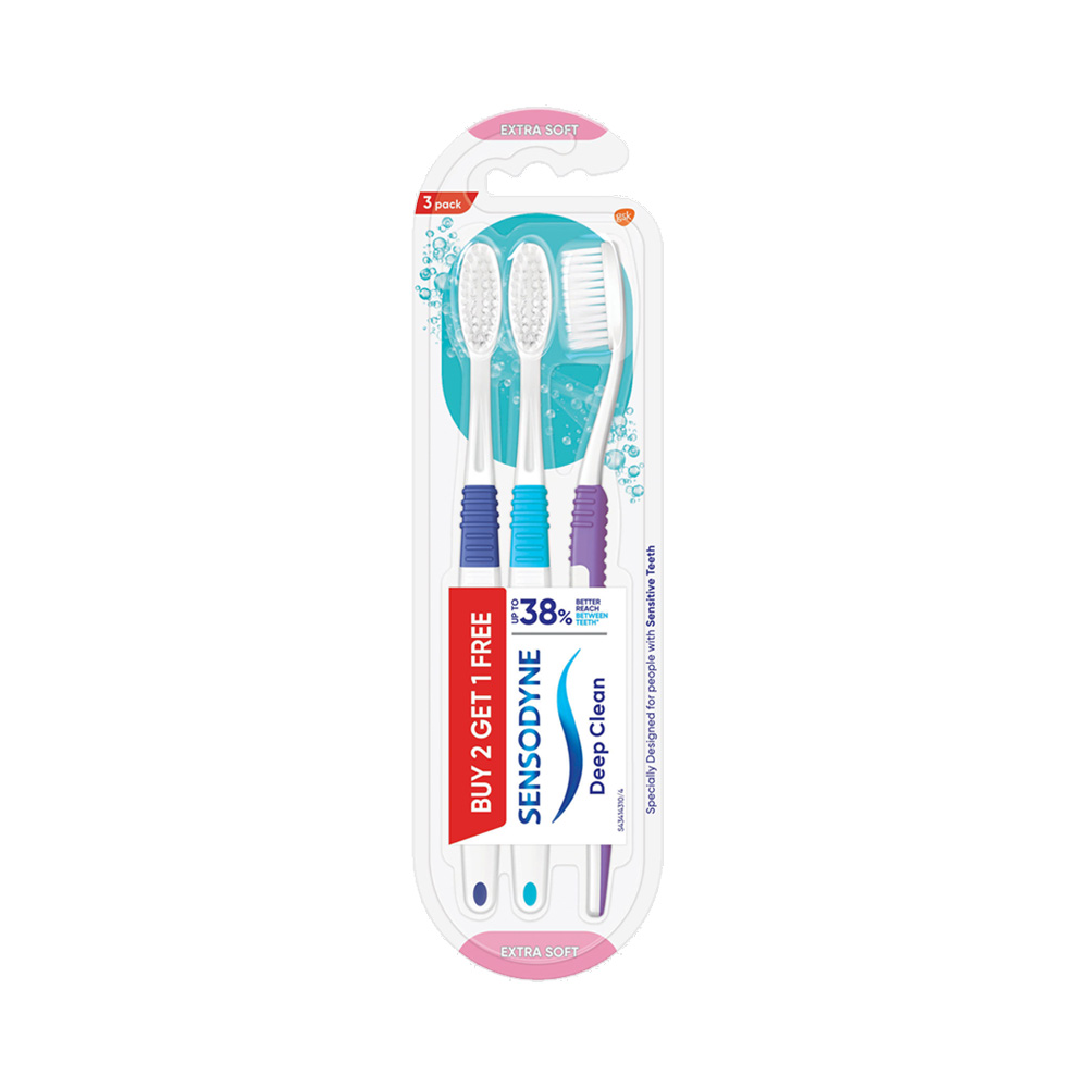 Sensodyne Deep Clean Toothbrush (Buy 2 Get 1 Free)