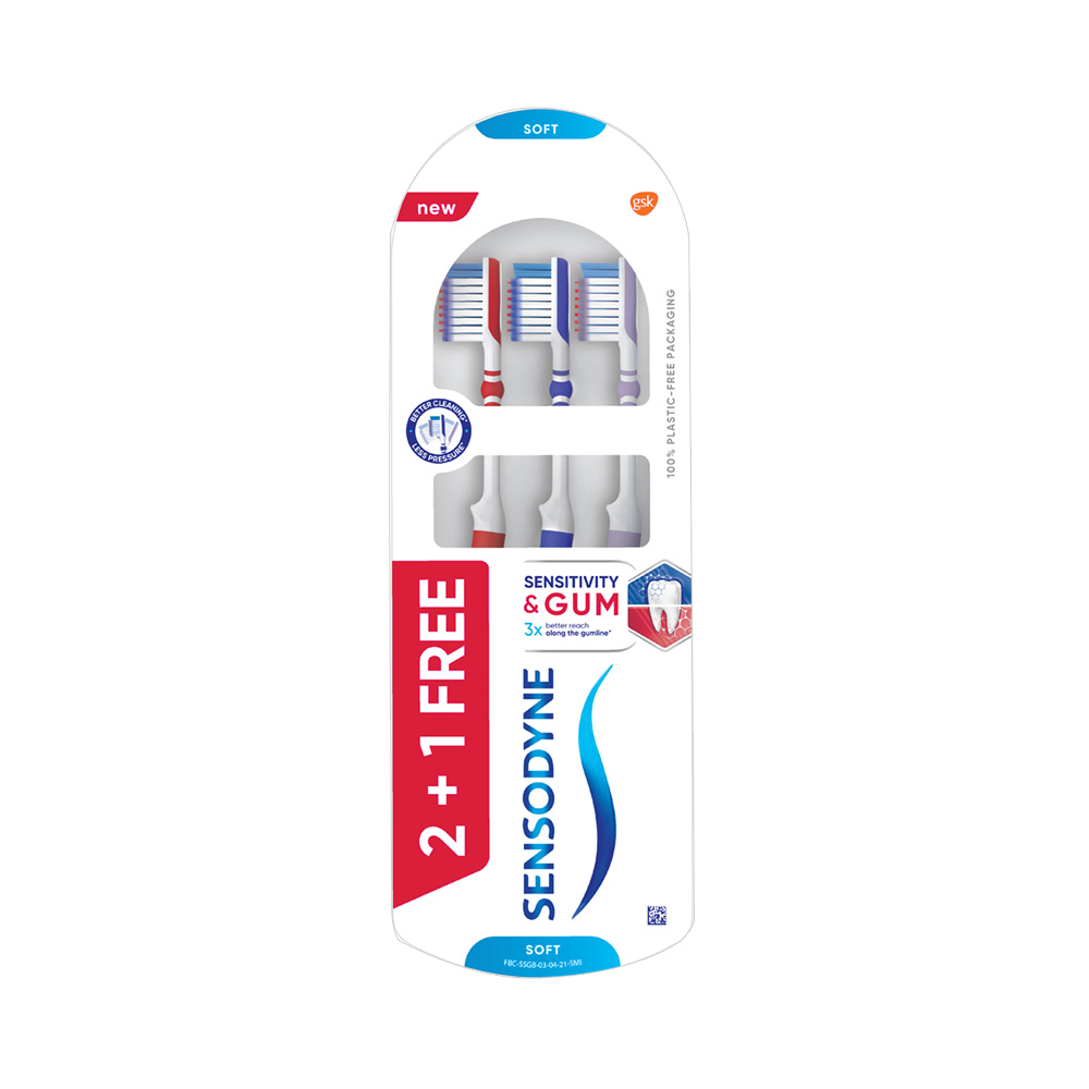 Sensodyne Sensitivity & Gum Toothbrush (Buy 2 Get 1 Free)