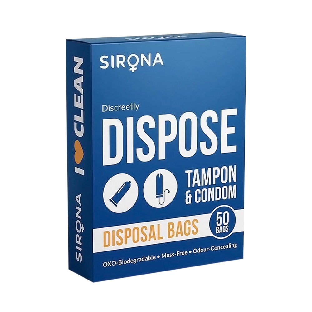Sirona Oxo-Biodegradable Tampon & Condom Disposal Bag