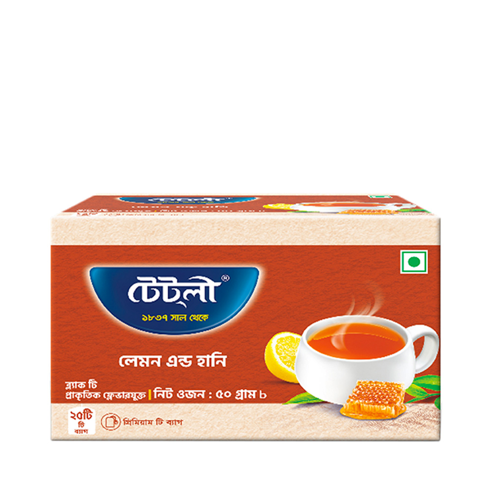Tetley Tea Bag Lemon & Honey 25 pcs