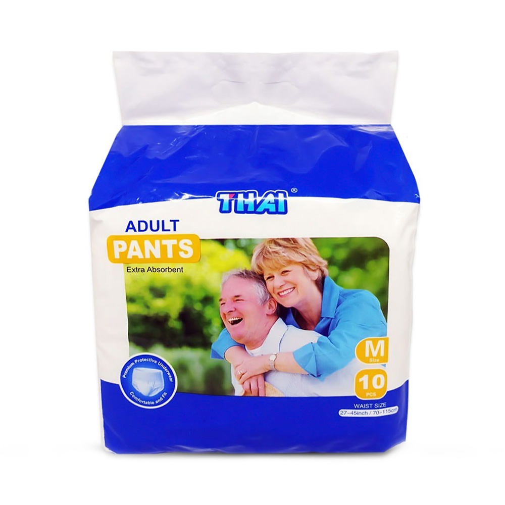 Thai Adult Pant Diaper M Waist Size 27-45 Inch