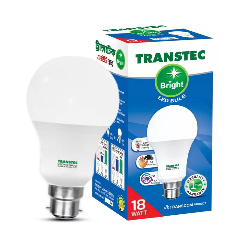 Transtec Bright CDL B22 LED Bulb (Pin) 18 Watt