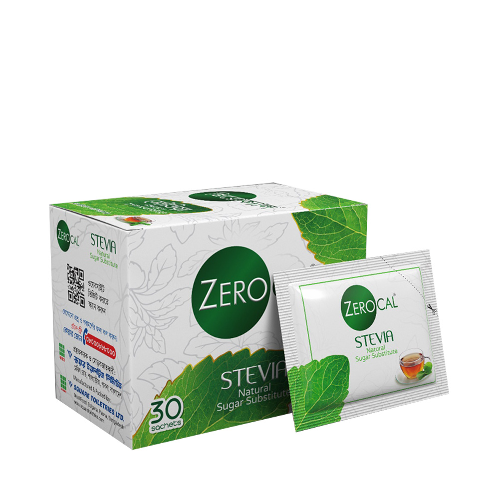 Zero Cal Stevia Natural Sugar Substitute Sachets